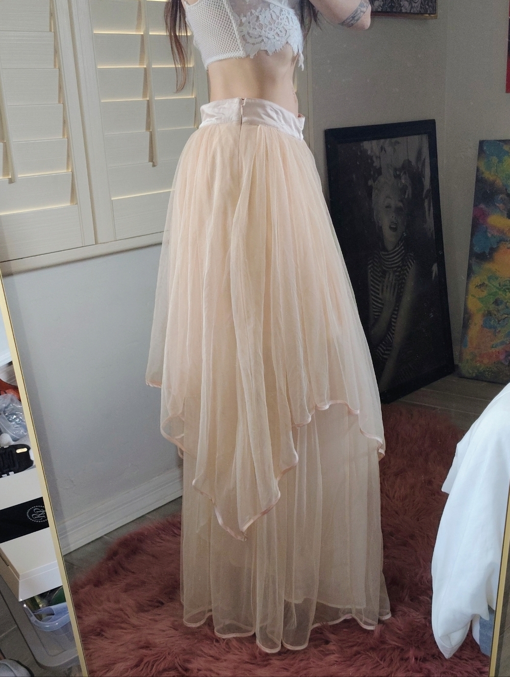 FREE PEOPLE Maxi Tule Skirt - Picture 17 of 17